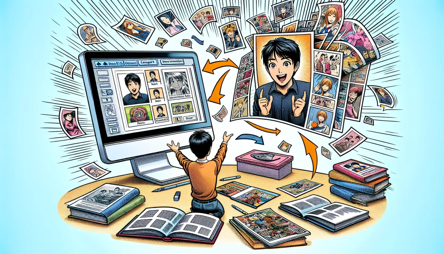 photo to manga